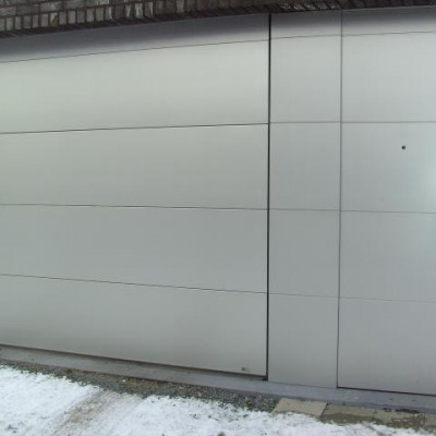 Poorten in zelfde vlak - prijzen garage poorten,sectionale poorten privé , prijzen zonnewering 