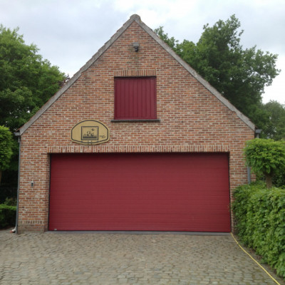 staal stucco of houtnerf Pan 40 - prijzen garage poorten,sectionale poorten privé , prijzen zonnewering 
