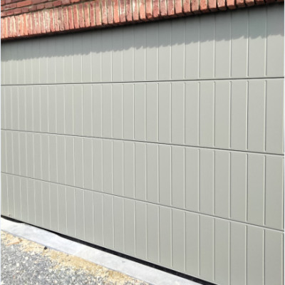 Vertikale belijning stalen panelen - prijzen garage poorten,sectionale poorten privé , prijzen zonnewering 