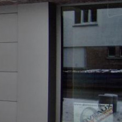 2mm alu gladde buiten plaat.topkwaliteit - prijzen garage poorten,sectionale poorten privé , prijzen zonnewering 